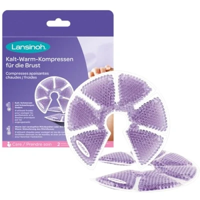 Image de Lansinoh I Compresses apaisantes 3 en 1 chaud/froid