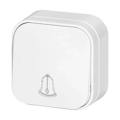 Image de Bouton de sonnette en saillie, série RT1, blanc