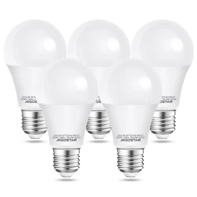 Image de Aigostar Ampoules LED E27 15W, lumière chaude 3000K， 1500 lumens. Angle de 280º， IRC &gt; 80, Pack 5