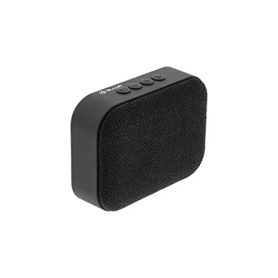 Image de TELLUR Callisto Enceinte Bluetooth Portable, Design en Tissu Ultra Compacte, Petite Mains Libres, USB, MicroSD/TF, Port Aux MicroUSB, Noir