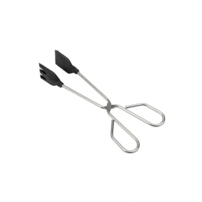 Image de Pince en acier inox. avec pelle silicone 30cm