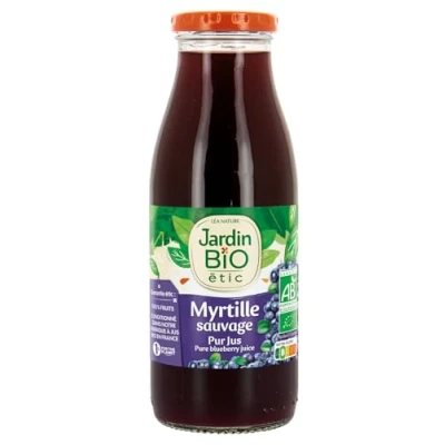 Image de Jardin BiO étic Pur Jus de Myrtille sauvage 50 cl
