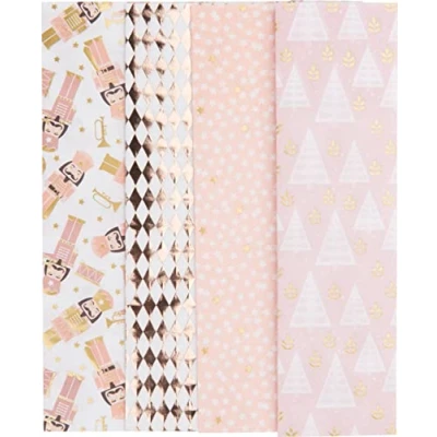 Image de Décopatch TD833C Assortiment de 4 feuilles foils Collection Ritournelle