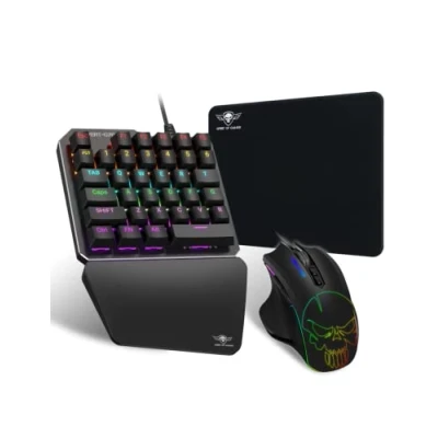 Image de Convertisseur Xpert G700 Combo RGB Clavier + Souris Pour Consoles PS4, XBOX, SWITCH Et PC Mecanique Single Hand 3200 DPI Tapis inclus