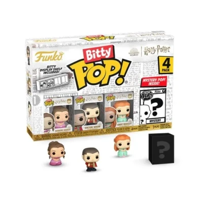 Image de Funko Bitty Pop! HP GOF Hermione 4pket Une Mini Figurine Mystère en Surprise 2.2 Cm Harry Potter Collectionnable Étagère Empilable Incluse Idée de Cadeau Décoration Gâteaux