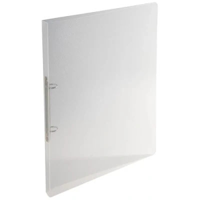 Image de Exacompta Réf. 54194E 1 Classeur souple en PP Crystal 2 anneaux ronds diamètre 15 mm Dos 20 Dimensions extérieures : 32 x 25 cm Format à classer A4 Coloris cristal
