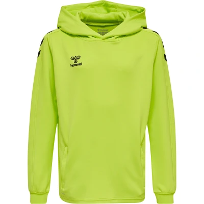 Image de Hummel CORE XK Sweat à capuche pour enfants, Taille: 116, Lime popsicle