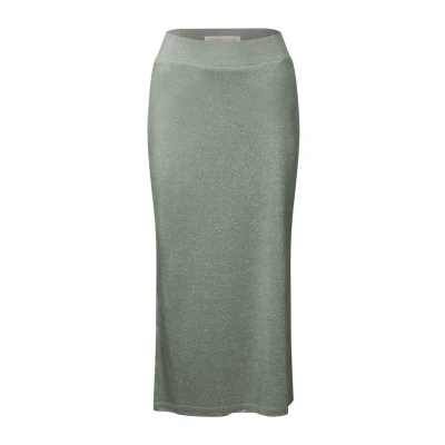 Image de Street One A361768 Jupe Scintillante, Dusty Milky Green, 42W Femmes