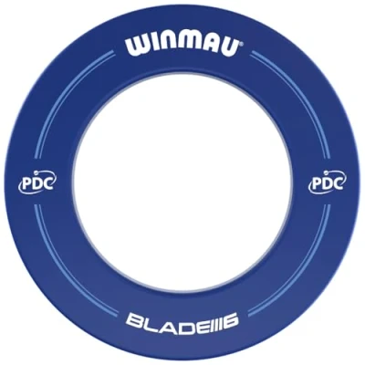 Image de WINMAU Pdc Blue Cible de fléchettes Unisexe, Bleu, Standard