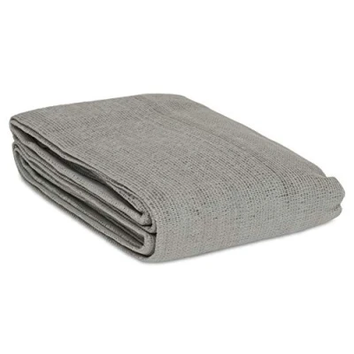 Image de Windhager Sylt 06134 Brise Vue pour Balcon avec Cordon de Fixation Gris Tissu PEHD 150 g/m² 5 x 0,9 m