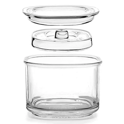 Image de TAMUME 850ml Polyvalent Verre Pot de Cornichons avec Couvercle Choucroute Bouche Large