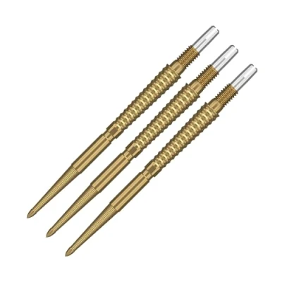 Image de Target Darts Swiss Point Storm Dart Tips, LNC (3er Pack Spitzen) 35MM Or Pointes de fléchettes interchangeables, Storm, Accessoires pour Professionnelles