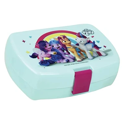 Image de FUN HOUSE MY LITTLE PONY PIPP IZZY SUNNY ET ZIPP BOITE GOUTER POUR ENFANT H.6,5 X L.17 P.13,5 CM