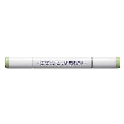 Image de COPIC Sketch G82, Spring Dim Green, Twin Marker avec Une Pointe Moyenne et Pinceau