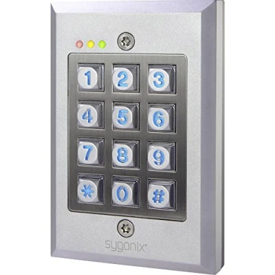Image de Sygonix Serrure à code montage apparent (en saillie) IP65 avec clavier éclairé