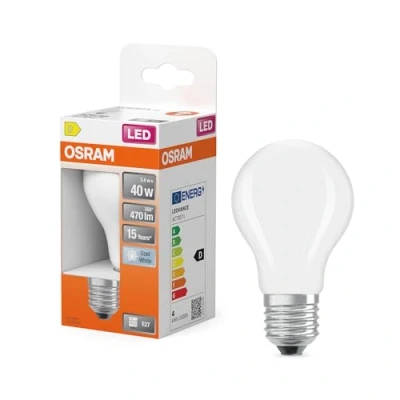 Image de OSRAM 4099854466731 LED CEE D (A G) E27 3.4 W blanc froid (Ø x H) 60.00 mm 1 pc(s)