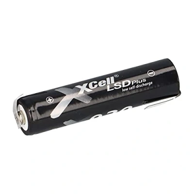 Image de AAA Micro Batterie LSD Plus NI MH 1,2 V 930 mAh Z Cosse à souder faible auto décharge rechargeable +