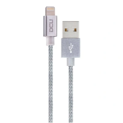 Image de DCU Advance Tecnologic 34101205 câble Lightning 1 m Argent Neuf
