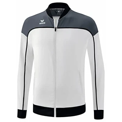 Image de Erima Change by Fonctionnel Veste de présentation, Blanc/Gris/Noir, 128 Mixte Enfant