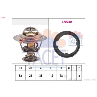 Image de Thermostat d&#039;eau FACET 7.8267