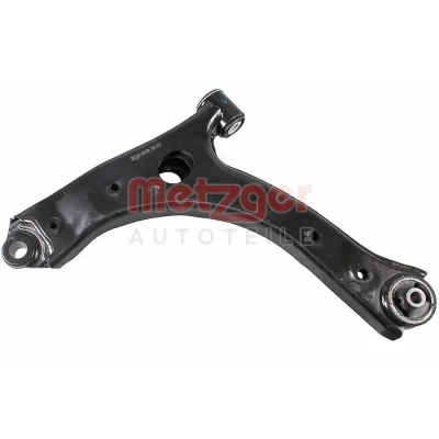 Image de METZGER 58147101 Bras de suspension avec support en caoutchouc, rotule Essieu avant gauche barre oscillant transversal