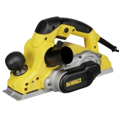 Image de DEWALT Rabot 4 mm D26500 QS Raboteuse Puissante avec Poignées en Caoutchouc et Éjecteur de Copeaux Droite / Gauche Ponçage du Bois Jusqu&#039;à 4mm 1050W