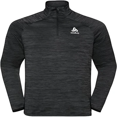 Image de ODLO Midlayer RUN EASY WARM Tshirt à manches longues schwarz, Homme, Taille: 50/52, Schwarz
