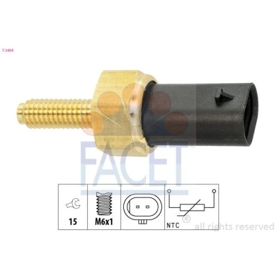Image de FACET 7.3404 Sonde De Température Liquide Refroidissement OPEL: Astra J 5 portes, Corsa E 3/5 Insignia A portes