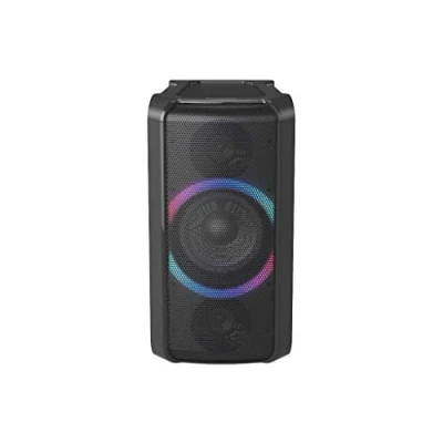Image de Panasonic SC TMAX5 Enceinte de fête avec Bluetooth Chargement sans Fil, Effets d&#039;éclairage, Alimentation Externe, 150 W Noir