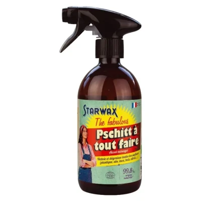Image de STARWAX THE FABULOUS Nettoyant Toutes Surfaces Nettoie, Dégraisse, Fait Briller Parfum Jasmin 99,8% d&#039;Ingrédients d&#039;Origine Naturelle Certifié Ecocert Fabrication Française 1l