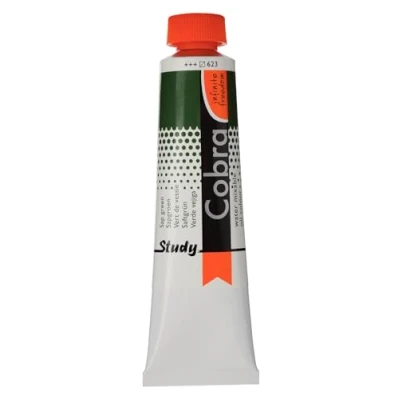 Image de Talens COBRA Study Peinture à l&#039;huile diluable l&#039;eau Vert jus 623 40ml