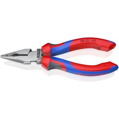Image de Knipex Pince universelle multifonctions noire atramentisée, avec gaines bi matière 145 mm 08 22