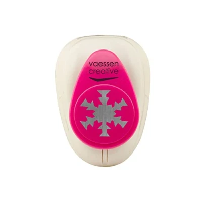 Image de Vaessen creative Perforatrice de Papier, Pourpre, Taille Médium, Flocon Neige, Pour Projets DIY, Scrapbooking, Création Cartes et Plus