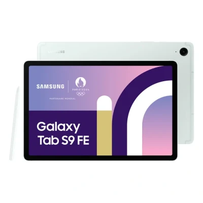 Image de Samsung Galaxy Tab S9 FE Tablette, 10.9&#039;&#039; Wifi 256Go, S Pen inclus, Batterie longue durée, Certification IP 68, Vert d&#039;eau, Version FR