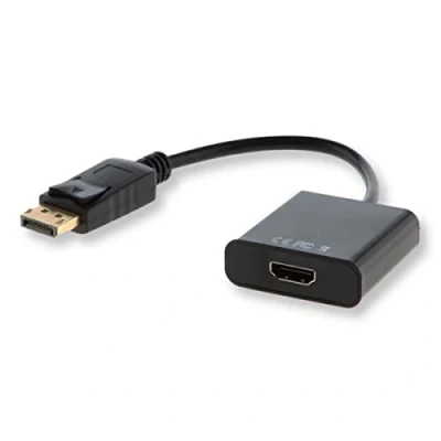 Image de Savio CL 55 câble vidéo et adaptateur 0,2 m DisplayPort HDMI Type A (Standard) Noir Neuf