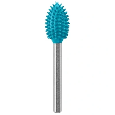 Image de Dremel Max High Performance Power Carving Bit (9953) Embout en acier inoxydable avec flamme de 9,5 mm large pour rainurer et sculpter le bois, plastique, la mousse EVA caoutchouc