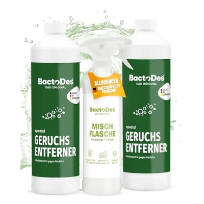 Image de BactoDes Désodorisant Maison 2L Concentré avec Vaporisateur Nettoyant Enzymatique Bio pour Élimination Efficace des Odeurs Action microbienne