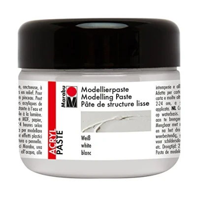 Image de Marabu 122725070 Pâte à Modeler, 225 ML Blanc