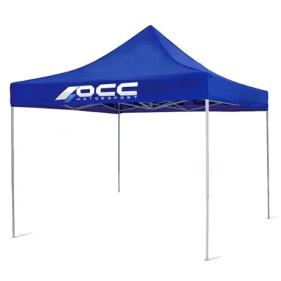 Image de Tonnelle OCC MOTOR SPORT Racing Acier Inoxydable 3x3m Imperméable Bleu