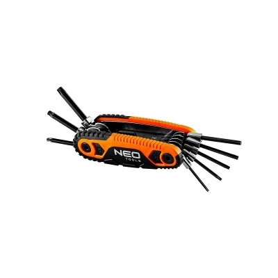 Image de NEO TOOLS 09 573 Ensemble de tournevis coudés T9, T10, T15, T20, T25, T27, T30, T40 Métal 8