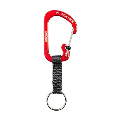 Image de Nite Ize CSLAW3 10 R6 Porte clés avec mousqueton et sangle Rouge Taille standard