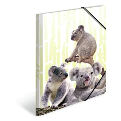Image de Herma 19967 porte documents DIN A3 Animaux exotiques en plastique solide avec rabats intérieurs imprimés, reliure élastique, classeur à onglets, 1 pour enfants