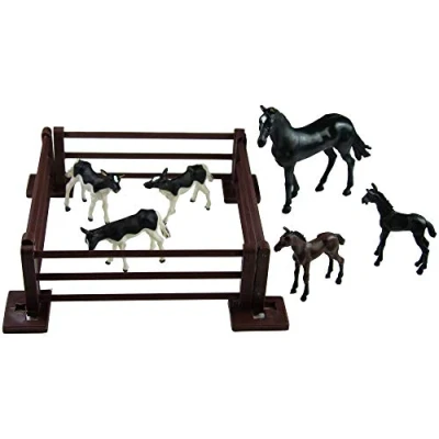 Image de Britains Tomy Figurines de Collection, Lot 6 d&#039;animaux la Ferme pour Adultes 43267, avec Accessoire, Modèle à l&#039;Echelle 1/32, Réplique Adaptée aux Enfants 3 Ans+, Multicolore