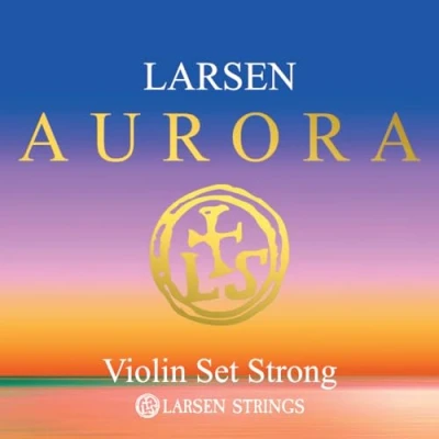 Image de Jeu de cordes LARSEN STRINGS Aurora violon 4/4 avec ré alu strong