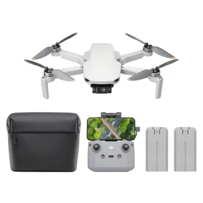 Image de Bundle Drones Caméra Mini 4K, Drone 4K UHD pour Adultes, &lt; 249 g, Stabilisation de la Nacelle à 3 Axes, Transmission Vidéo sur 10 km, Deux Batteries un Temps Vol max. 62 min