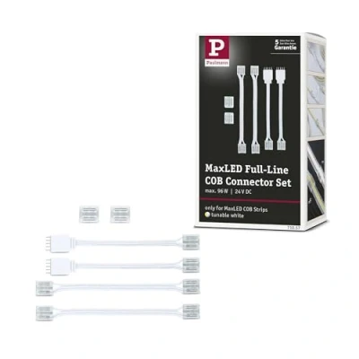 Image de Paulmann 71057 MaxLED Connector Set Full Line COB Blanc, Transparent