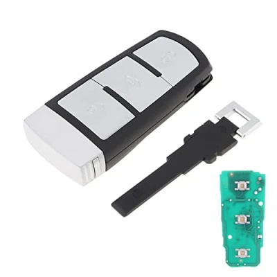 Image de ePathChina® 3C0959752BA Télécommande intelligente sans clé à 3 boutons avec puce ID48 434 MHz