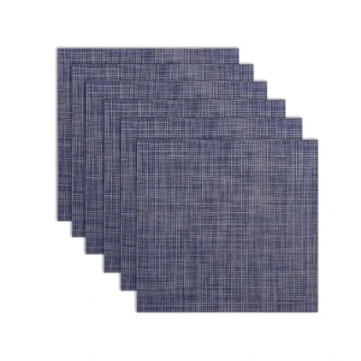 Image de RB RENBERG LISO Ensemble de Trois Sets Table 70% PVC et 30% Polyester Nappes Bleues Résistant Facile à Laver Ranger