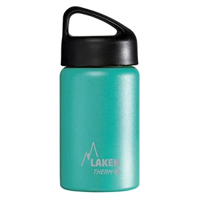 Image de Laken Bouteille Isotherme Classique en Acier Inoxydable avec Isolation Sous Vide et Goulot Large 350 ml Turquoise