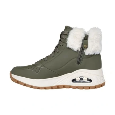 Image de Skechers Uno Rugged Fall Air Bottine Femme, Vert Olive, 39 EU